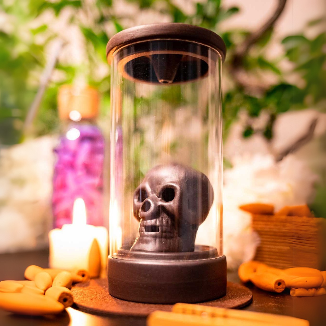 ZenRituals™ - Zen Skull Waterfall Incense Burner