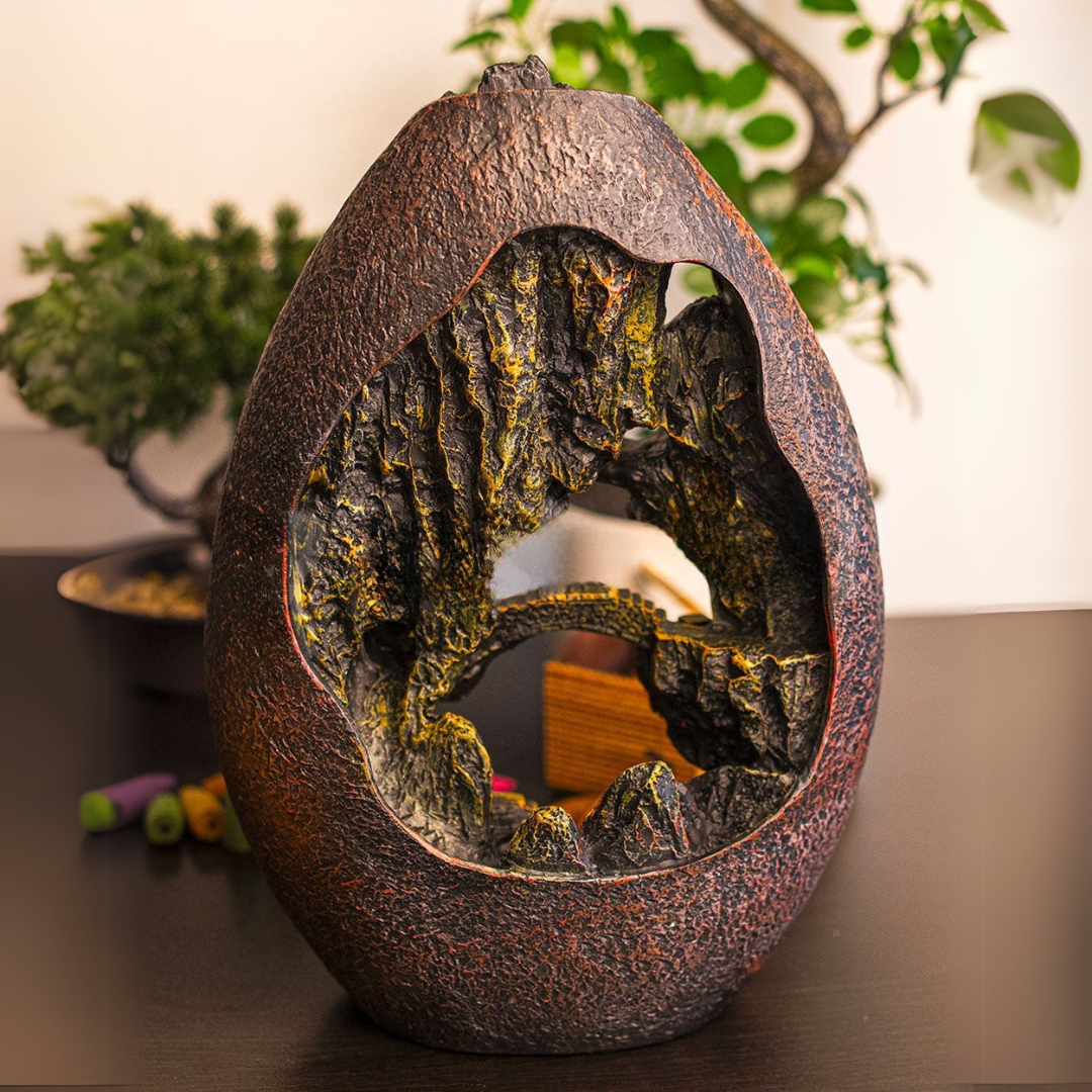 ZenRituals™ - Mountain Temple Backflow Incense Burner