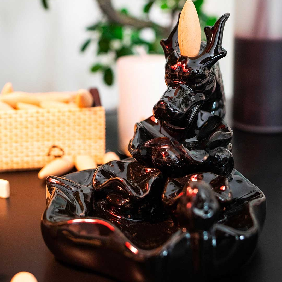 ZenRituals™ - Eternal Dragon Waterfall Incense Burner