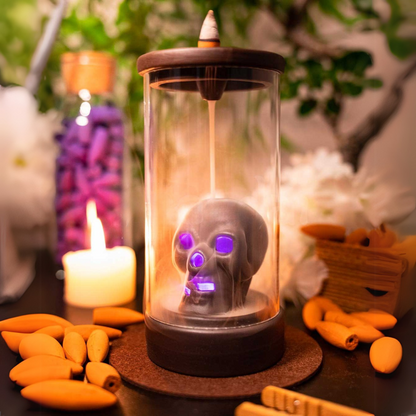 ZenRituals™ - Zen Skull Waterfall Incense Burner